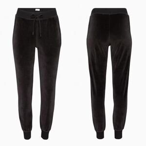 Sunday Best Kimora Pant Mid-rise Velour Joggers Small Relaxed Lounge Fall